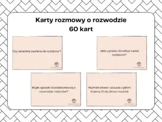 Karty rozmowy o rozwodzie – wsparcie w pracy terapeutycznej