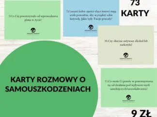 Karty Rozmowy o samouszkodzeniach – wsparcie w pracy terapeutycznej