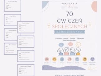 Ćwiczenia społeczne dla dzieci 7–9 lat 70 fiszek do rozwijania kompetencji społecznych